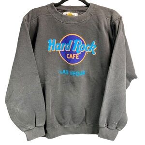 Vintage Hard Rock Cafe Las Vegas Crew Neck Sweatshirt